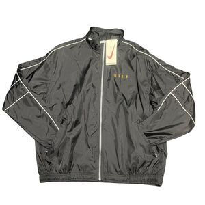 NWT Vintage 90s Nike Windbreaker – Men’s Large – Black Swoosh Jacket